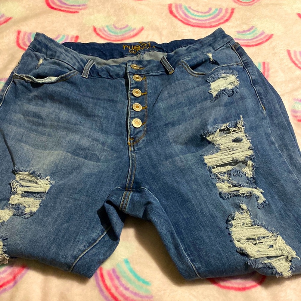 Gently worn jeans